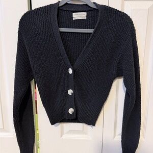 Urban Outfitters Black Cardigan with Buttons